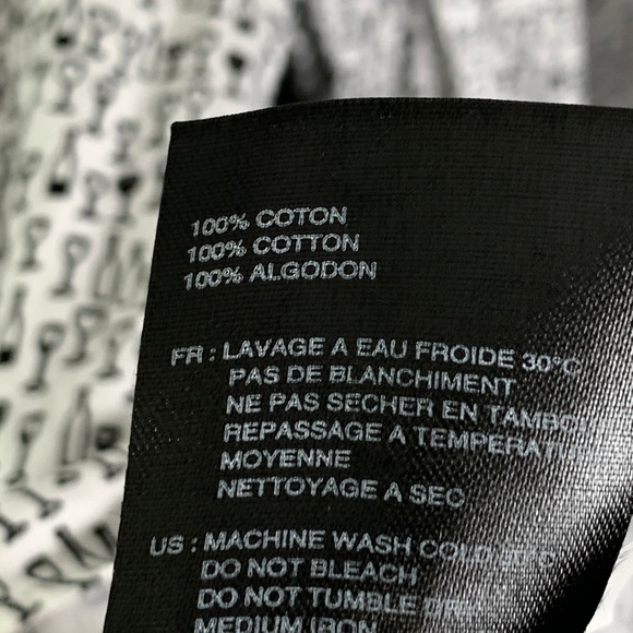 Maceeo Shirt Men Large Fibonacci Drinks White Flip Cuff Grometric Party Bold - Picture 4 of 11